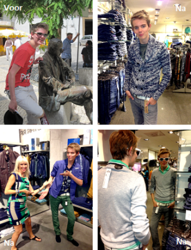 Voor na afbeelding